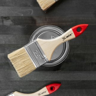 Кисть плоская "Стандарт" 2,5", натуральная щетина MATRIX фото 5