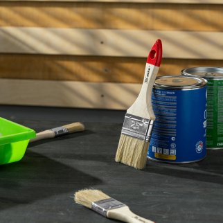 Кисть плоская "Стандарт" 2,5", натуральная щетина MATRIX фото 6