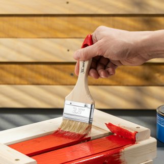 Кисть плоская "Стандарт" 2,5", натуральная щетина MATRIX фото 8