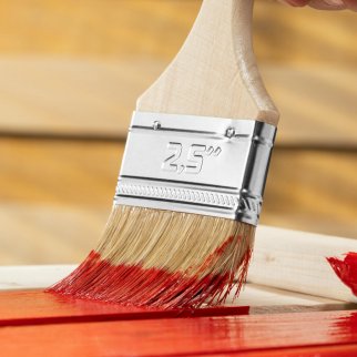 Кисть плоская "Стандарт" 2,5", натуральная щетина MATRIX фото 9