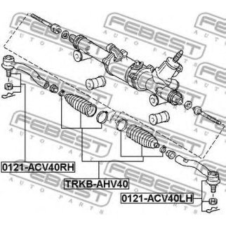 Пыльник рулевой рейки FEBEST TRKB-AHV40 фото