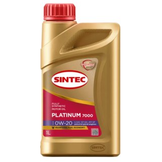 Масло моторное SINTEC PLATINUM 7000 0W20 GF-6A API SP синт. 1л фото