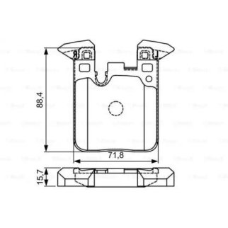 Колодки тормозные задние дисковые к-кт BOSCH 0 986 495 335 фото
