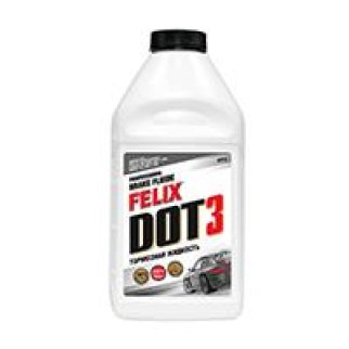430130007_жидкость тормозная! 0.455кг DOT 3 FELIX фото