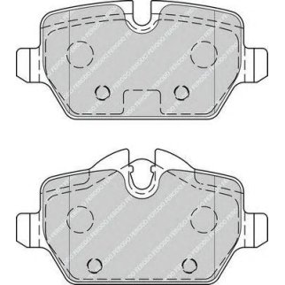 Колодки тормозные задние к-кт FERODO FDB4383 фото
