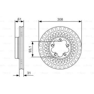Диск тормозной BOSCH 0 986 479 C99 фото