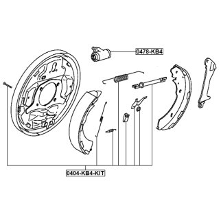 Цилиндр тормозной FEBEST 0478-KB4 фото 2