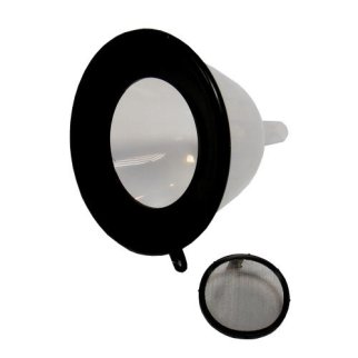 Воронка 135мм дл.165мм со съемным сетчатым фильтром MEGAPOWER фото