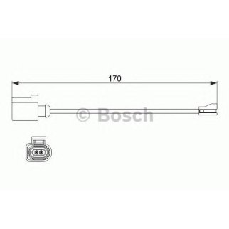 Датчик износа колодок BOSCH 1 987 474 512 фото