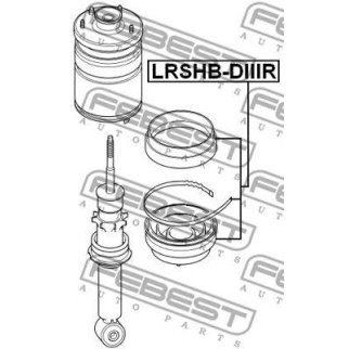 Пыльник амортизатора FEBEST LRSHB-DIIIR фото