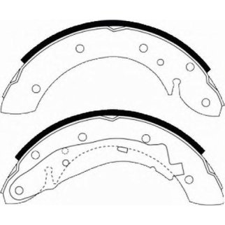 Колодки барабанные FERODO FSB567 фото