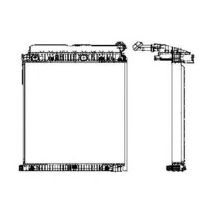 Радиатор основной NRF 50586 фото