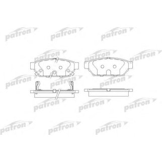 Колодки тормозные дисковые задн MITSUBISHI: CARISMA 95-06, CARISMA седан 96-06, COLT IV 92-96, LANCER V 92-, LANCER V Station Wagon 92-03, PROTON: AEROBACK хечбэк 91-96, PE фото
