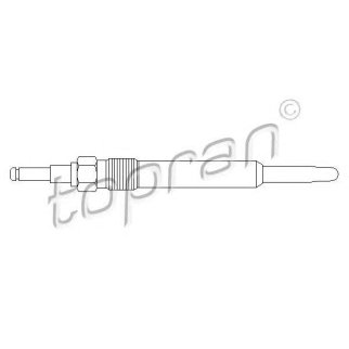Свеча накаливания topran 400447546 фото