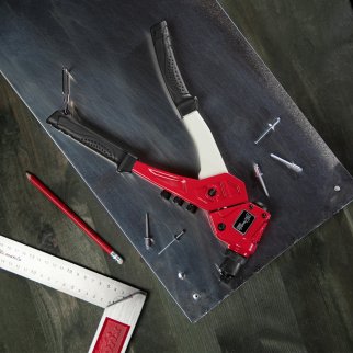 Заклепочник ручной, литой, поворотный, 290 мм, 0-360° заклепки 2,4-3,2-4,0-4,8 мм, PRO Matrix фото 6