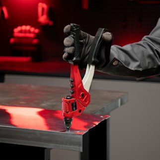 Заклепочник ручной, литой, поворотный, 290 мм, 0-360° заклепки 2,4-3,2-4,0-4,8 мм, PRO Matrix фото 1