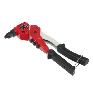 Заклепочник ручной, литой, поворотный, 290 мм, 0-360° заклепки 2,4-3,2-4,0-4,8 мм, PRO Matrix фото