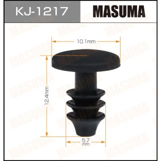 Клипса автомобильная (автокрепеж) (упаковка 50 шт, цена за 1 шт) фото