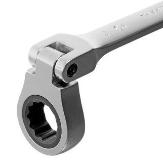 Ключ комбинированный 13мм трещоточный шарнирный MATRIX фото 1