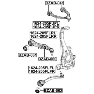 РЫЧАГ ПЕРЕДНИЙ НИЖНИЙ ЛЕВЫЙ, шт фото 2