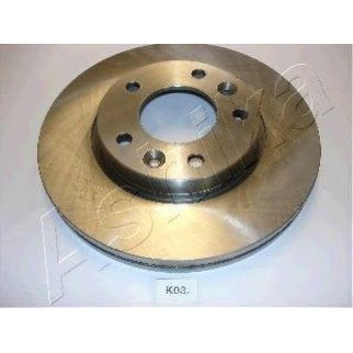 Диск тормозной передний вентилируемый ashika 60-0K-003 фото