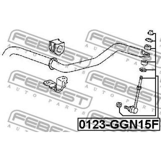 Стойка переднего стабилизатора FEBEST 0123-GGN15F фото