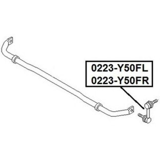 Стойка переднего стабилизатора ASVA 0223-Y50FR фото