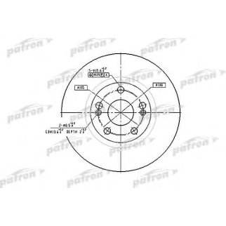 Диск тормозной PATRON PBD4109 фото