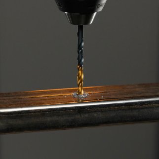 Набор сверл по металлу 1,5-6,5 мм, HSS-Tin, Golden Tip, 10шт Denzel фото 9