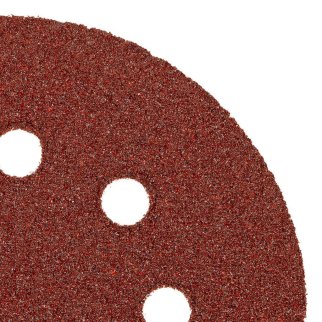 Круг абразивный на ворс. подложке под "липучку" перфорированный P40 125мм 5шт MATRIX фото 4