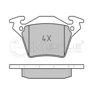 Колодки тормозные к-кт Meyle 025 230 2017 фото