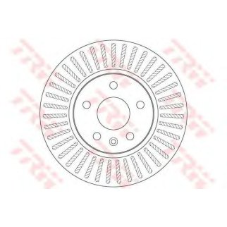 Диск тормозной передний вентилируемый TRW DF7475 фото