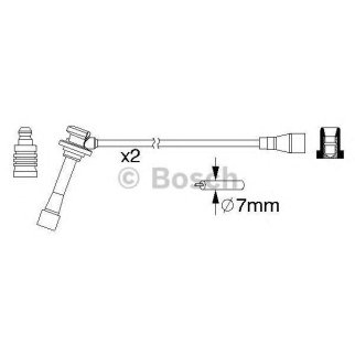 Провода высокого напряж. к-кт BOSCH 0 986 357 203 фото