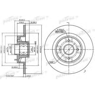Диск тормозной PATRON PBD7010 фото