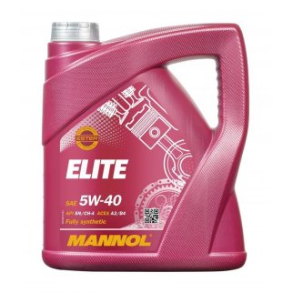 Масло моторное MANNOL ELITE 5W40 синт. 4л фото