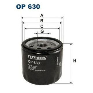 Фильтр масляный FILTRON OP 630 фото
