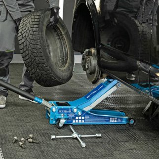 Домкрат подкатной гидравлический 3т 75-515мм быстр.подъем LOW PROFILE QUICK LIFT проф STELS фото 17