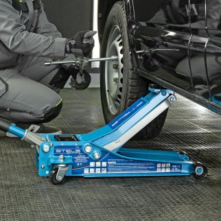 Домкрат подкатной гидравлический 3т 75-515мм быстр.подъем LOW PROFILE QUICK LIFT проф STELS фото 27