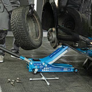 Домкрат подкатной гидравлический 3т 75-515мм быстр.подъем LOW PROFILE QUICK LIFT проф STELS фото 28