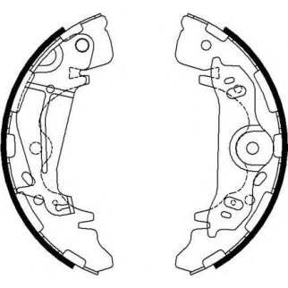 Колодки барабанные к-кт TEXTAR 910758 00 фото