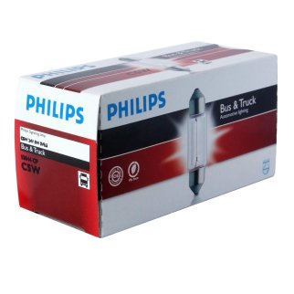 Лампа накаливания 24V C5W 5W SV8,5 PHILIPS Standard 1 шт. пакет 13844CP фото