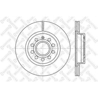 Диск тормозной Stellox 6020-4787V-SX фото