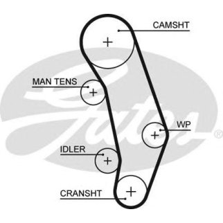 Ремень ГРМ GATES 5346XS фото
