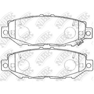 Колодки тормозные задние дисковые к-кт NiBK PN1363 фото