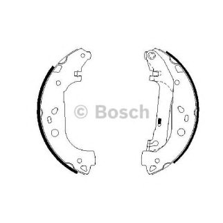 Колодки барабанные к-кт BOSCH 0 986 487 667 фото