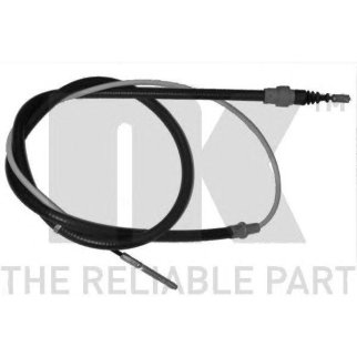 Трос ручного тормоза VW PASSAT 90-97 1723мм зад. фото