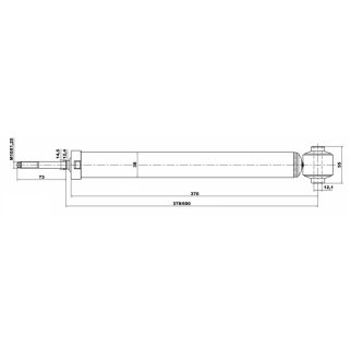 Амортизатор задний FEBEST 22651992R фото 2