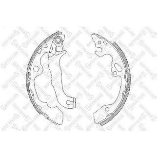 051 100-SX_=4040.00=919 !колодки барабанные Ford Focus 1.4-1.8TDCi 98> фото