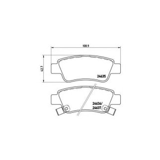 Колодки зад HONDA CR-V IV RE 10/13=> фото