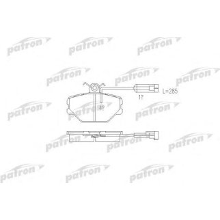 Колодки тормозные дисковые передн FIAT: PANDA 85-04, PANDA 03-, PANDA Van 92-04, TEMPRA 90-96, TIPO 87-95, UNO 85-93, LANCIA: DEDRA 89-94 фото